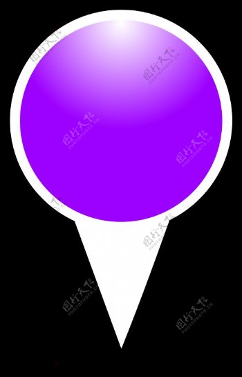 蹲标记的紫色