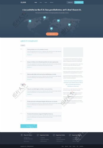 UI企业网站时间线