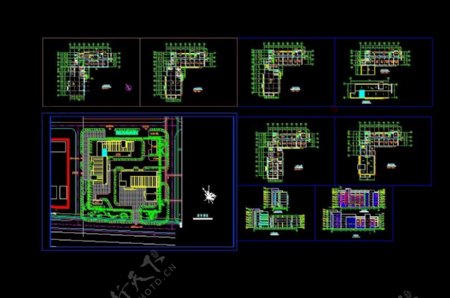 办公楼初步设计CAD结构图纸