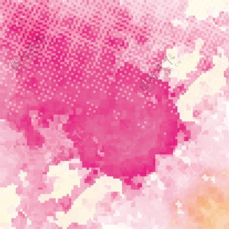抽象背景粉红色水彩纹理