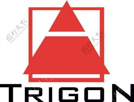 红色三角形矢量logo