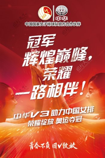 中国女排海报