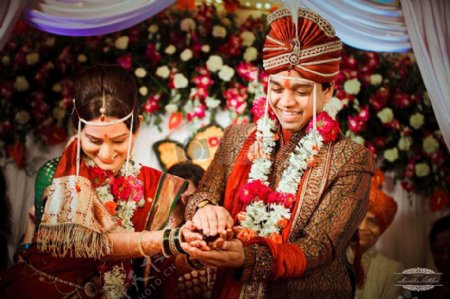 印度结婚的夫妻