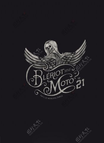 位图插画师法国BMD徽章标记免费素材