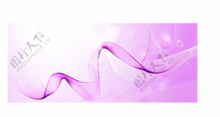 荧光粉红波和螺旋线背景