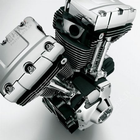 哈雷摩托引擎图片