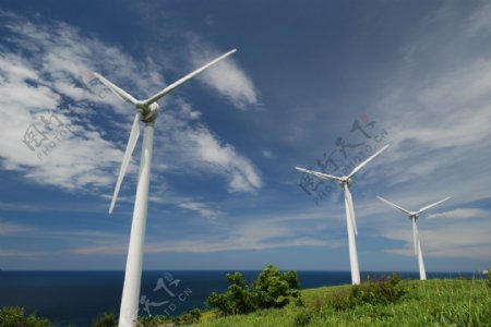 工业生产风力发电图片