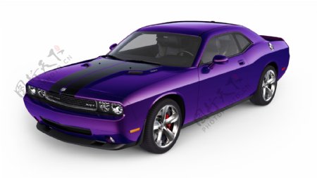 紫色跑车图片