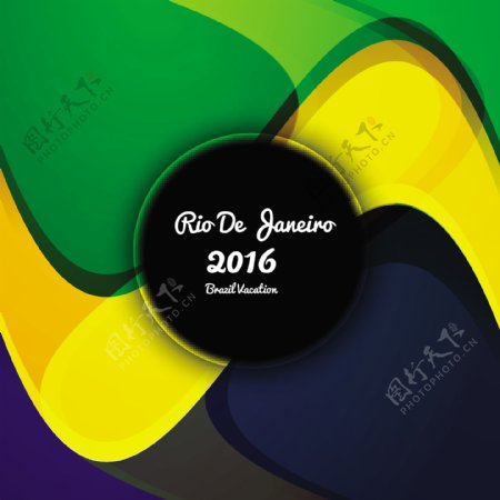 2016巴西抽象背景素材