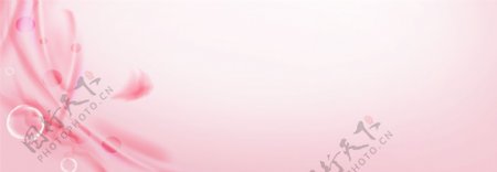 粉色浪漫梦幻气泡详情页海报背景