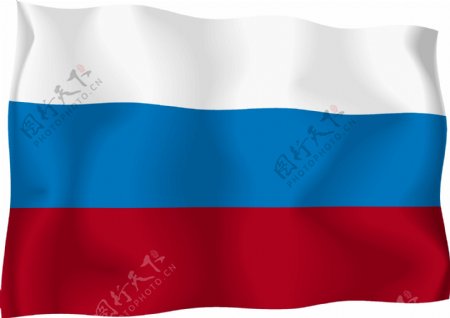 俄罗斯vederation国旗矢量