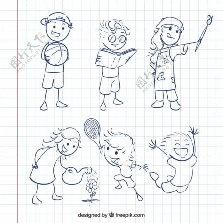 儿童组的草图