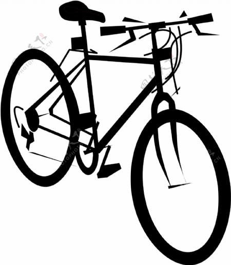 自行车交通工具矢量素材EPS格式0035