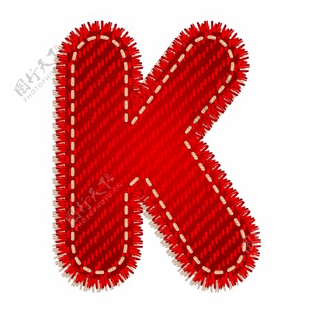 红色字母K