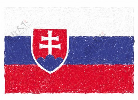 斯洛伐克国旗