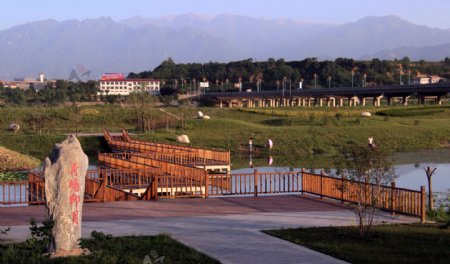 眉县渭河湿地公园图片