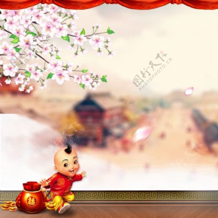 春节背景