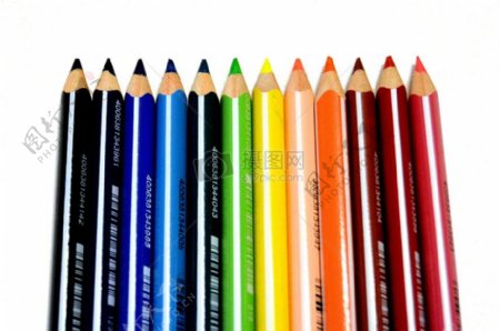 色彩斑斓的铅笔