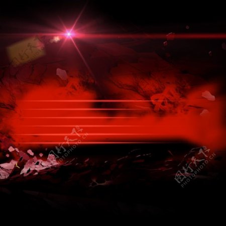 淘宝炫酷红色光束碎片鼠标键盘直通车钻展背景