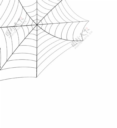 创作抽象的蜘蛛网设计艺术