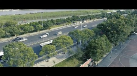 城市交通立交桥视频