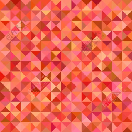 摘要三角形瓷砖马赛克背景矢量图形与色调的三角形