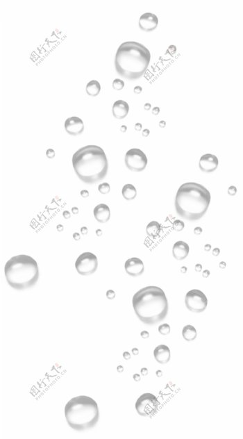透明水滴免抠元素PSD