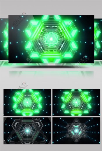 绿色光阵视频素材