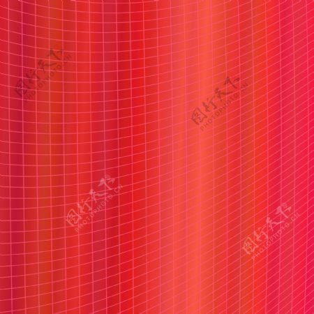 基于曲线角的红色动态抽象几何网格矢量图形设计