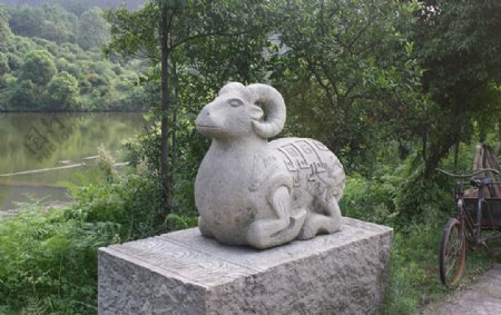 十二生肖雕塑羊