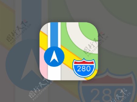 iOS11地图图标Sketch素材