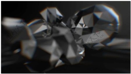 黑钻石动态视频素材