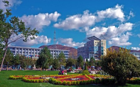 新疆阿勒泰城市景观