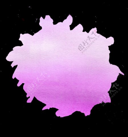 紫色涂鸦透明素材