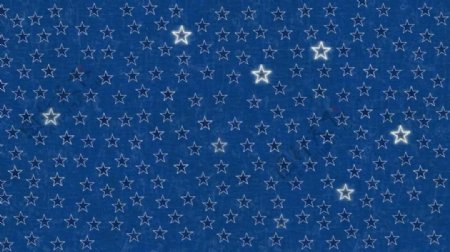 梦幻神秘蓝色星星闪动背景视频素材