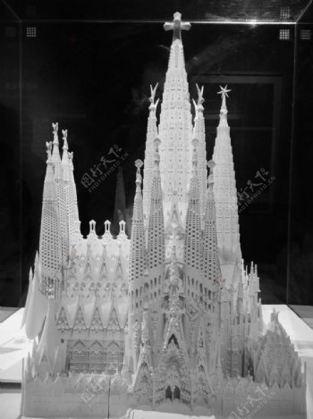 西班牙圣家族大教堂模型