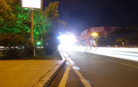 吉林市夜景车流