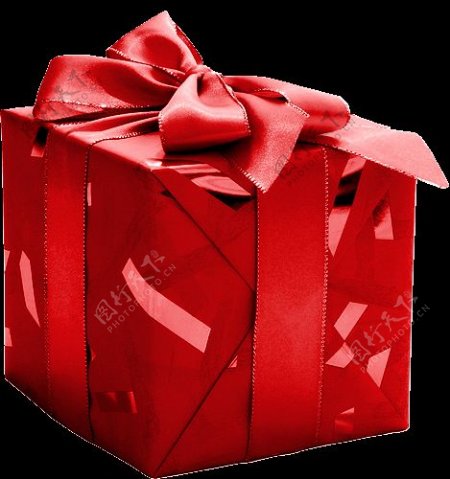红色包装情人节礼盒素材图片
