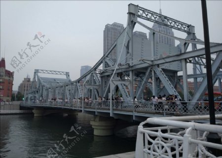 天津火车站附近的铁桥