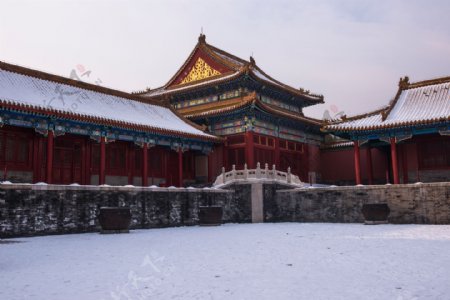 雪色故宫
