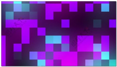 紫色方块视频素材
