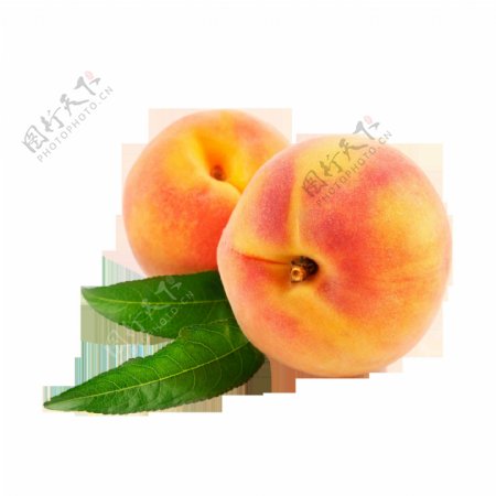 桃子透明水果素材