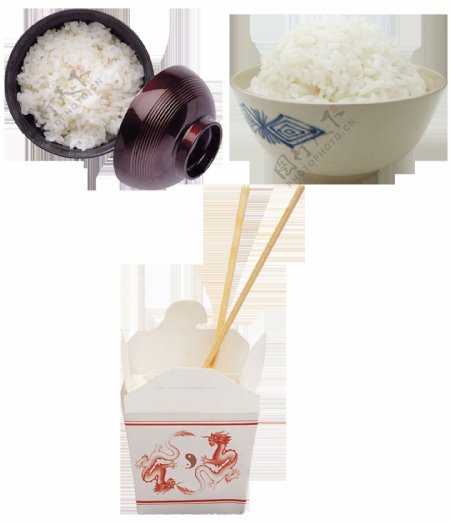 稻米大米饭免抠png透明图层素材