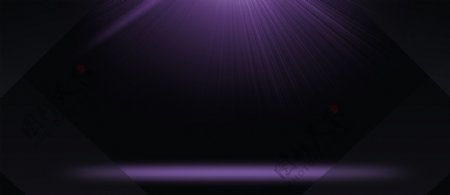 紫色灯光banner背景素材
