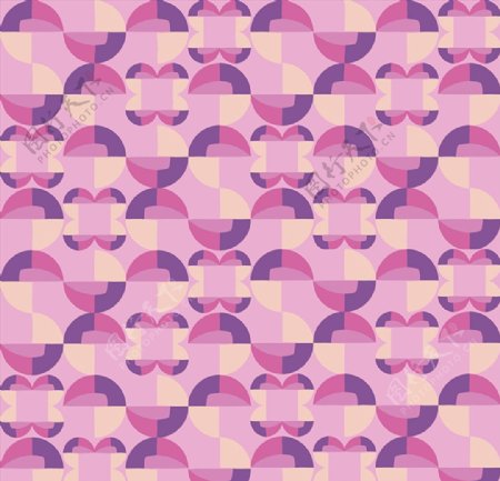 粉紫色扇形底纹背景
