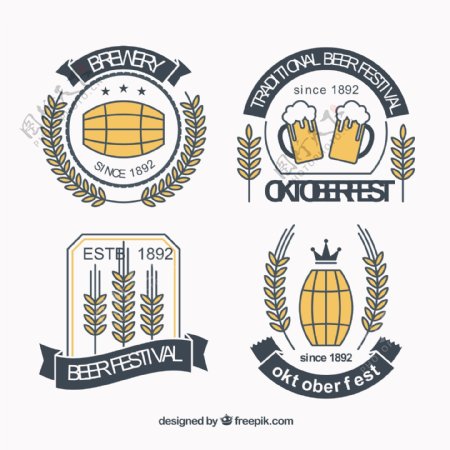 集啤酒节徽章
