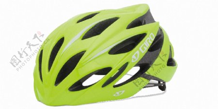 绿色漂亮自行车头盔免抠png透明素材