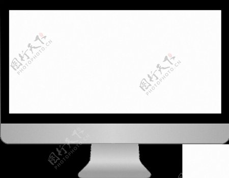 黑框显示器免抠png透明素材