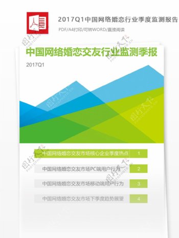 2017中国网络婚恋互联网分析报告