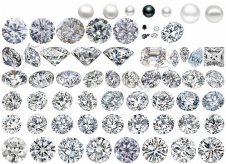 钻石珍珠素材